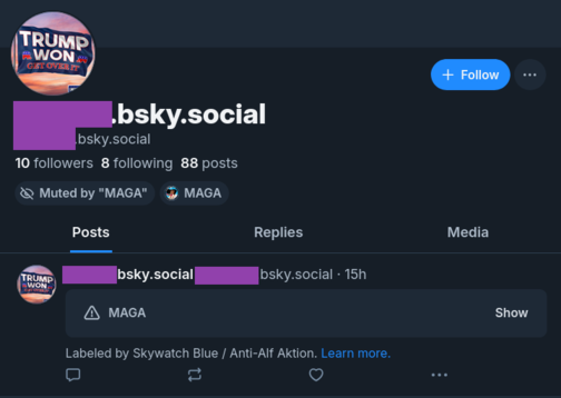 Example blocked account