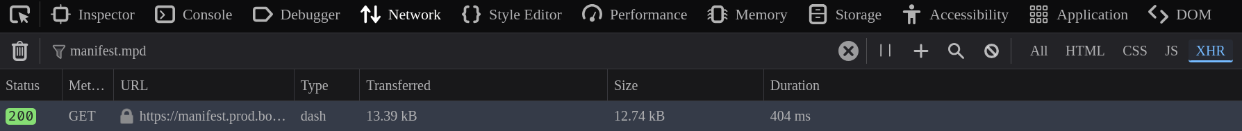 Network Tab